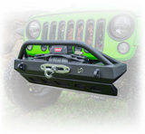 Turn Offroad JPFB-04 Front Bumper with Bull Bar & Skid for Jeep Wrangler JK, JL & Gladiator JT 2007+