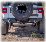 Turn Offroad JLRB-01 Rear Bumper with Hitch Receiver for Jeep Wrangler JL 2018+