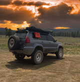 JW Offroad Tire Carrier 3.5" Bundle 1 Center License Plate Mount for Lexus GX470 2003-2009