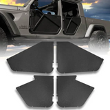 EZ 4x4 1918 0464 All-Weather Panels for Phantom Full Tube Doors for Jeep Wrangler JL & Gladiator JT 2020+