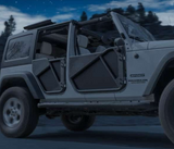 EZ 4x4 1918 0464 All-Weather Panels for Phantom Full Tube Doors for Jeep Wrangler JL & Gladiator JT 2020+