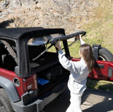 EZ 4x4 1918 0045 EZWindow for Square Back Soft Top for Jeep Wrangler JL 4 Door 2018+