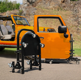 EZ 4x4 1921 0082 Folding Rolling Door Cart for Jeep Wrangler JK & JL 2 Door 2007+