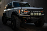 DV8 Offroad BE7RW108W-H-QTY4 7" Halo Elite Round Light with Accent Halo 4 Pack