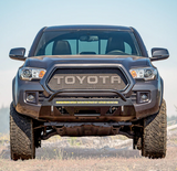 C4 Fabrication 1200-1116-30-NB Lo-Pro Front Winch Bumper for Toyota Tacoma 2016-2023