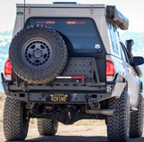 C4 Fabrication 1200-4316-HC-NS Overland Series High Clearance Rear Bumper for Toyota Tacoma 2016-2023