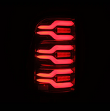 AlphaRex 640052 LUXX-Series LED Tail Lights Black Red Ram 1500 2025+