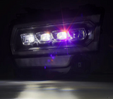 Alpharex 880553 19-24 Ram 2500/3500/4500/5500 NOVA-Series LED Projector Headlights Black