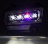 Alpharex 880553 19-24 Ram 2500/3500/4500/5500 NOVA-Series LED Projector Headlights Black