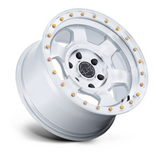 Black Rhino Wheels BR029SD Trooper Wheel 17x8.5 in Gloss Silver with Machined Face