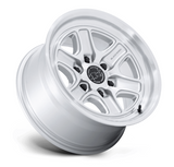 Black Rhino Wheels BR032SD17856800 Echo Wheel 17x8.5 6x139.7 in Gloss Silver with Machined Face