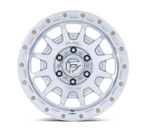Fuel FC884SD Fortress Wheel 17x8.5 in Gloss Silver with Machined Face