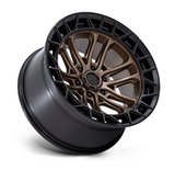 Fuel FC874ZB Celsius Wheel 17x9 in Matte Bronze with Gloss Black Lip