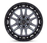 Fuel FC874AB Celsius Wheel 17x9 in Matte Gunmetal with Matte Black Lip