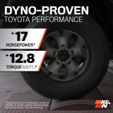 K&N 63-9039 Cold Air Intake - High-Flow, Roto-Mold Tube - Toyota Tacoma V6 3.5L 2016-2023