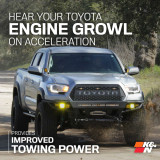 K&N 63-9039 Cold Air Intake - High-Flow, Roto-Mold Tube - Toyota Tacoma V6 3.5L 2016-2023