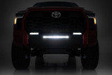 Rough Country 71077 LED Light Kit Bumper Mount | 20" Black Slim Line | Toyota Tundra (22-26)