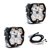 Baja Designs 55-7801-2 Squadron 2.0 Sport Black Auxiliary LED Light Pod Pair