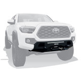 Westin 58-311045 Pro Series Mid Width Front Bumper for Toyota Tacoma 2016-2023