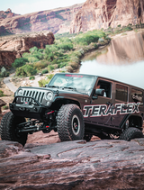 TeraFlex 4655400 RockGuard Crest Front Bumper for Jeep Wrangler JK 2007-2018