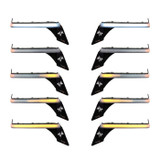 Quake LED QTE993 Slim Chop Kit DRL with Sequential Switchback Turn Signal for Jeep Wrangler JL & Gladiator JT Rubicon 2018+