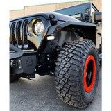 Quake LED QTE956 3" DRL Fender Lights with Switchback Turn Signals for Jeep Wrangler JL & Gladiator JT 2018+