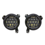 Quake LED QTE903 9" RGB Headlights for Jeep Wrangler JL & Gladiator JT 2018+