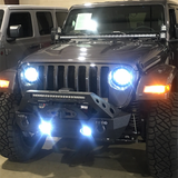 Quake LED QTE915 9" HD Headlight & 4" Fog Light Package for Jeep Wrangler JL & Gladiator JT 2018+