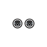 Quake LED QTE959 7" Headlighs White DRL Halo/Amber Turn Signals for Jeep Wrangler JK 2007-2018