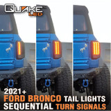 Quake LED QMT1192 Sequential LED Tail Lights for Ford Bronco 2021+