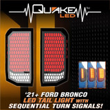 Quake LED QMT1192 Sequential LED Tail Lights for Ford Bronco 2021+