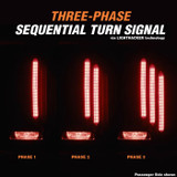 Quake LED QMT1537 Metal Tek Series B.A.S.S. Technology Tail Lights for Jeep Wrangler JK, JL & Gladiator JT 2007+