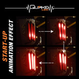 Quake LED QMT1537 Metal Tek Series B.A.S.S. Technology Tail Lights for Jeep Wrangler JK, JL & Gladiator JT 2007+