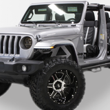 Quake LED QTE1043 Retrofit Slim DRL with Sequential Turn Signal & Side Marker Lights for Jeep Wrangler JL & Gladiator JT Sahara/Overland 2018+