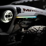 Quake LED QTE1402 HDX Slim DRL Fender Chop Kit for Jeep Wrangler JL & Gladiator JT 2018+