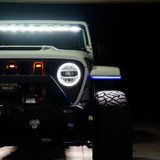 Quake LED QTE1402 HDX Slim DRL Fender Chop Kit for Jeep Wrangler JL & Gladiator JT 2018+