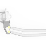Motobilt MB4082 High Steer Brackets for Super Duty 60