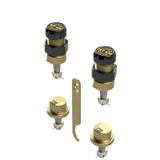 MetalCloak 1913 Baller Joints HD Ball Joints Knurled for Jeep Wrangler JK 2007-2018