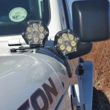 Nemesis Industries 140720 Cowl Light Mount for Jeep Wrangler JL & Gladiator JT 2018+