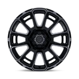 Fuel FC910BT20906320 Foxhound Wheel 20x9 in Gloss Black Dark Tinted Clear