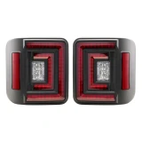 Infinite Offroad JP-TAIL-JL-FLUSH-RED Flush Mount Tail Lights for Jeep Wrangler JL 2018+