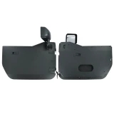 Combat Off Road 15-1036 Full Aluminum Half Doors for Jeep Wrangler JK 2007-2018