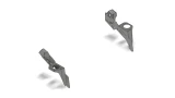 Motobilt MB3108 Rear Shock Mount and Frame Reinforcement Brackets for Jeep Gladiator JT 2020+