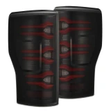 AlphaRex 659092 LUXX-Series LED Tail Lights for Ford Super Duty 2017-2023
