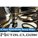 MetalCloak 1711 HydraStrike Hydraulic Rear Bump Stops for Jeep Wrangler JL 2018+