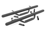 Rough Country RCJ1846B Full Length Nerf Steps for Jeep Wrangler JL 2 Door 4WD 2018+