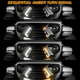 XK Glow XK-GRILL-JL1-DM XKChrome LED Grille Kit for Jeep Wrangler JL & Gladiator JT 2018+