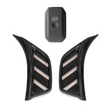 XK Glow XK-VENT-RGB-JK RGB & Amber Fender Light Kit for Jeep Wrangler JK 2007-2018