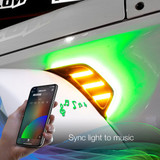 XK Glow XK-VENT-RGB-JK RGB & Amber Fender Light Kit for Jeep Wrangler JK 2007-2018