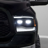 Form Lighting FL0016 Sequential LED Projector Headlights for Ram 1500 Classic 2019-2024